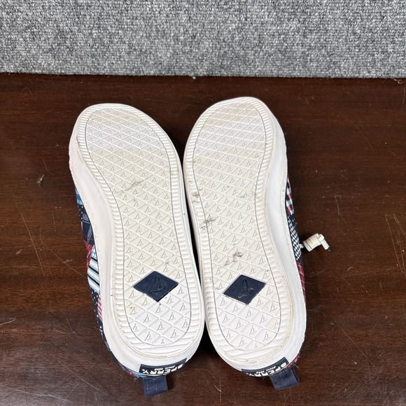 Sperry Crest Vibe Madras Womens Size 11 Multi Patchwork Slip On Sneaker Shoes - Picture 4 of 5